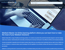 Tablet Screenshot of medtechmaster.com